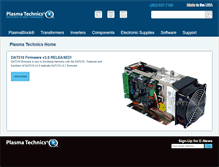 Tablet Screenshot of plasmatechnics.com